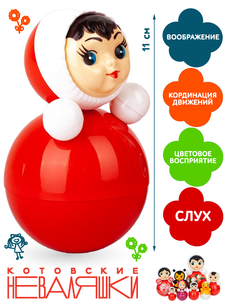 Игрушка Котовские неваляшки неваляшка - фото 2