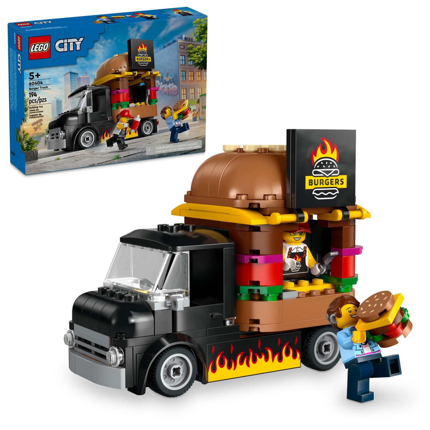 Конструктор LEGO City Фургон-гамбургер - фото 1