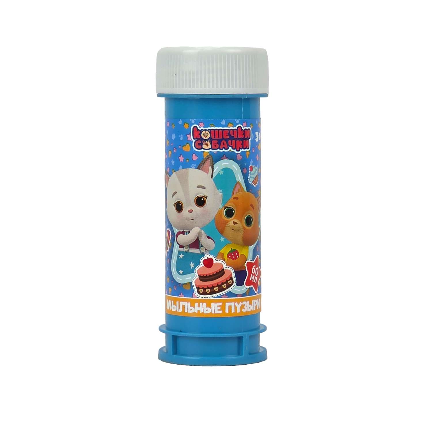 Мыльные пузыри 1TOY Кошечки-собачки 60мл - фото 1
