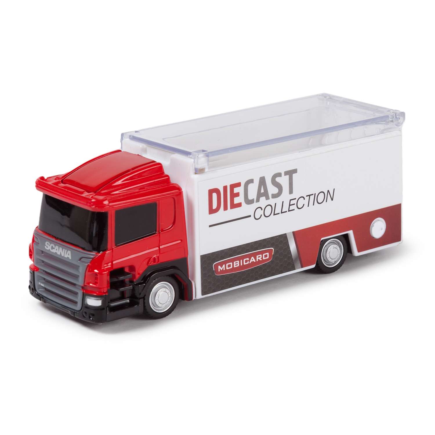 Игровой набор Mobicaro Audi Грузовик+ Audi R8 1:64 красный 144101S(A) - фото 2