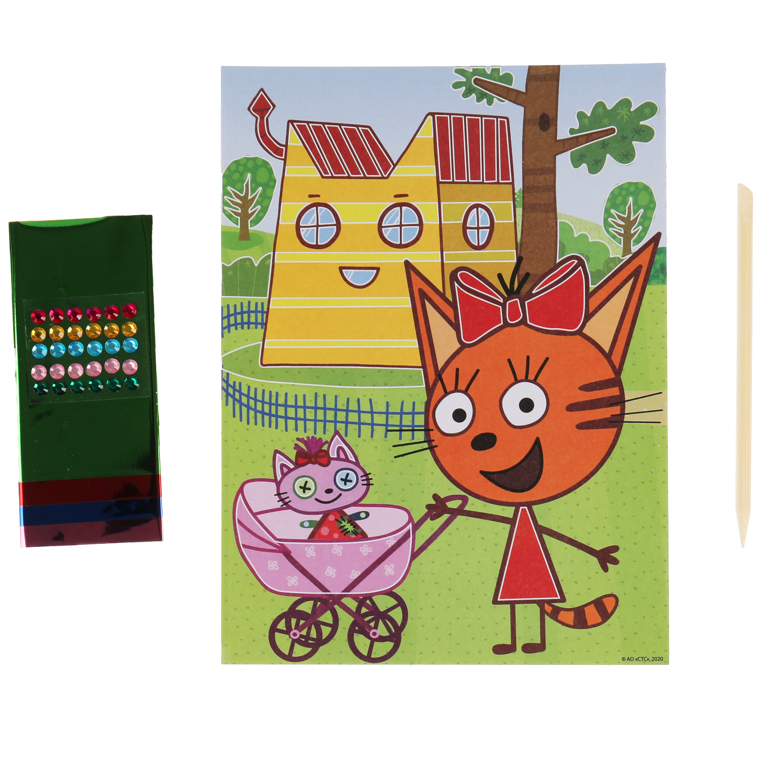 Набор для творчества МультиАРТ Три Кота аппликация - фото 3