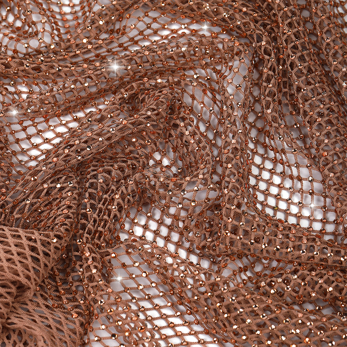 Ткань TBY Сетка со стразами - фото 3