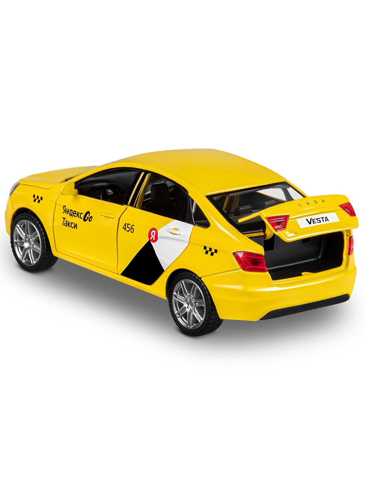 Автомобиль Яндекс GO LADA Vesta Такси озвучено Алисой 1:24 JB1251345/Яндекс GO - фото 25