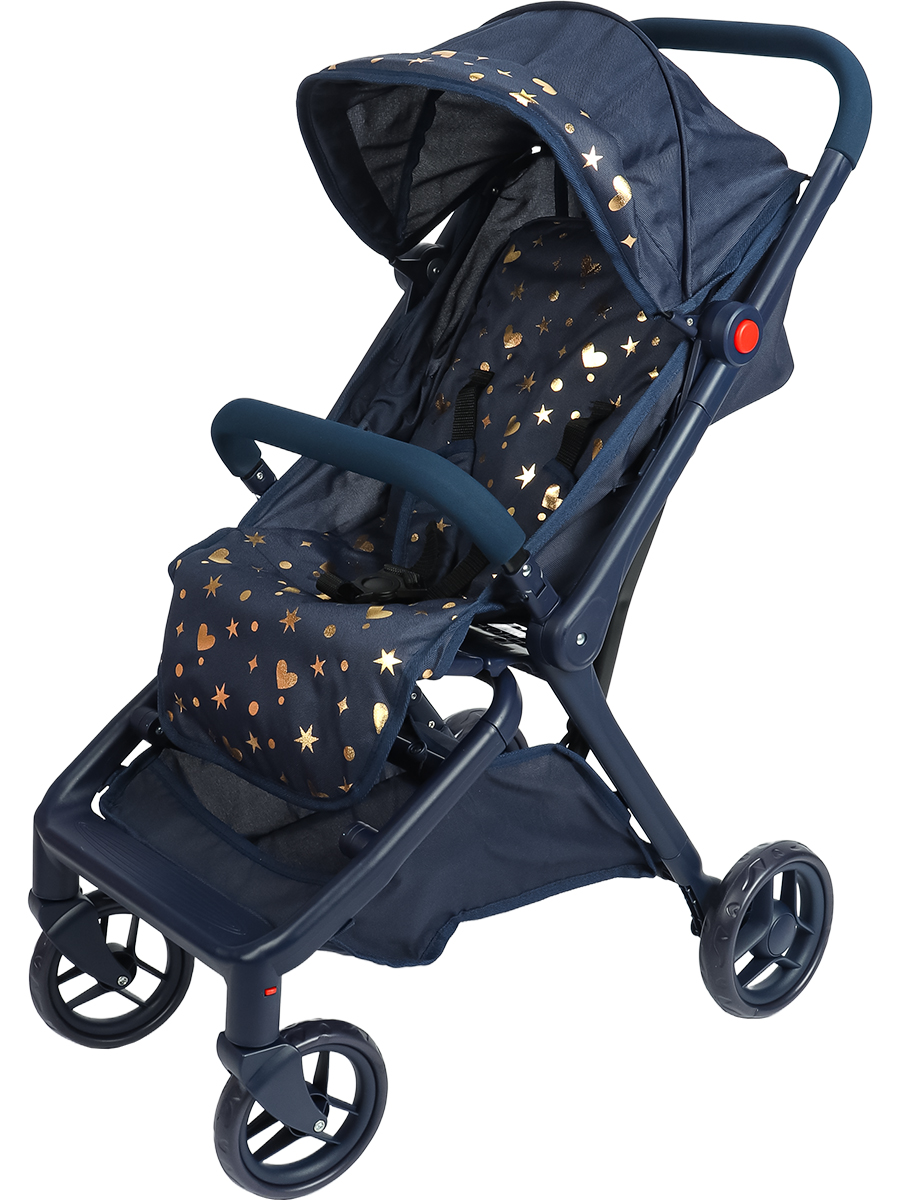 Прогулочная коляска для кукол Рыжий кот 9699-BS - фото 4