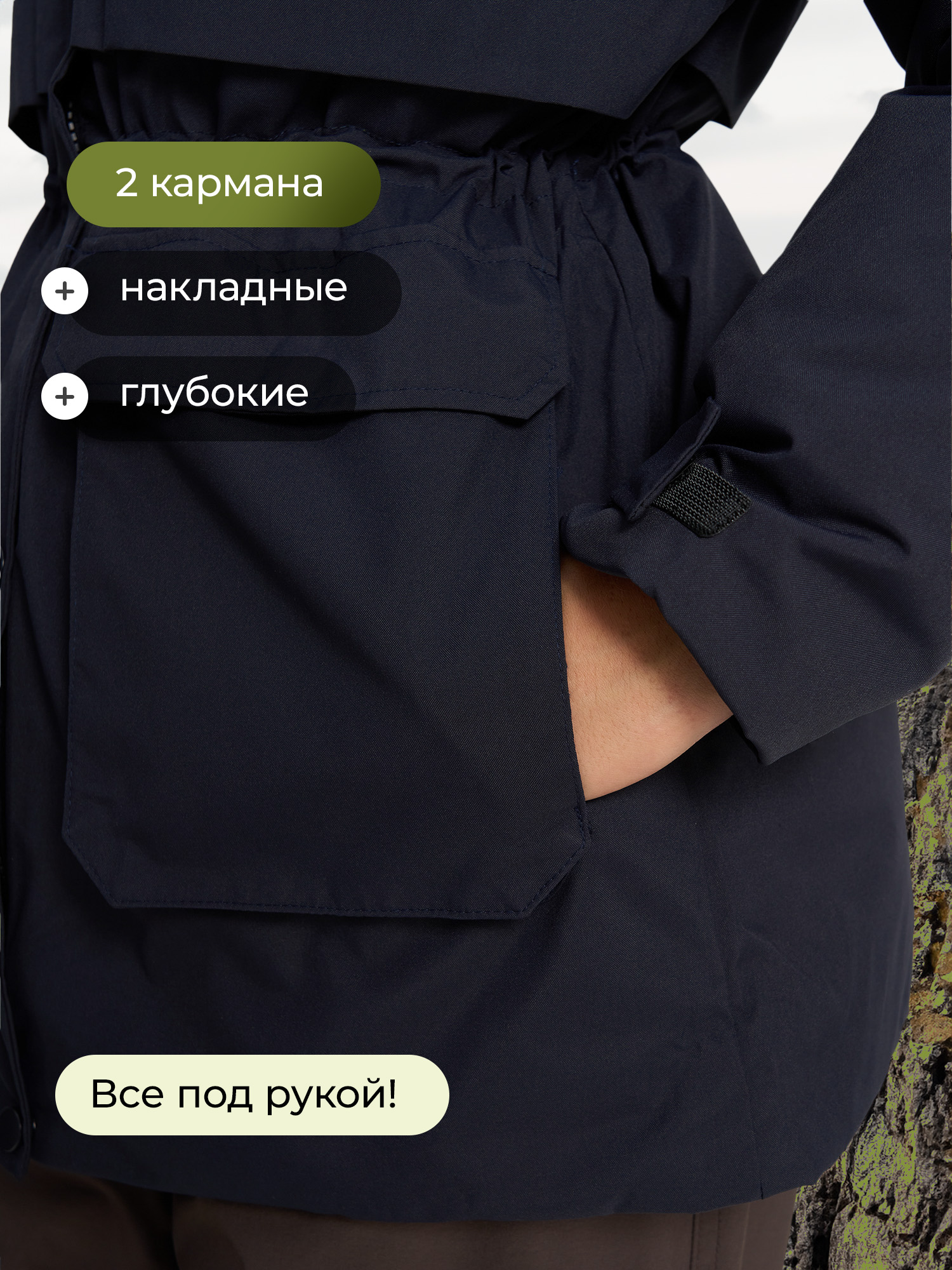 Куртка De Mount JGAS922-15D3H-BLK - фото 7