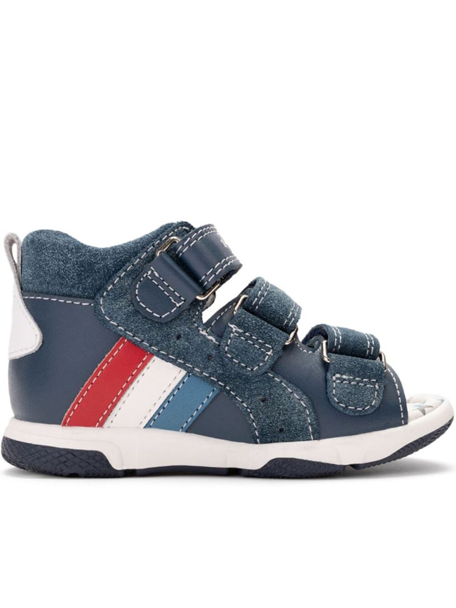 Сандалии ORTMANN kids 7.42-Oklend-синий/белый/красный - фото 2