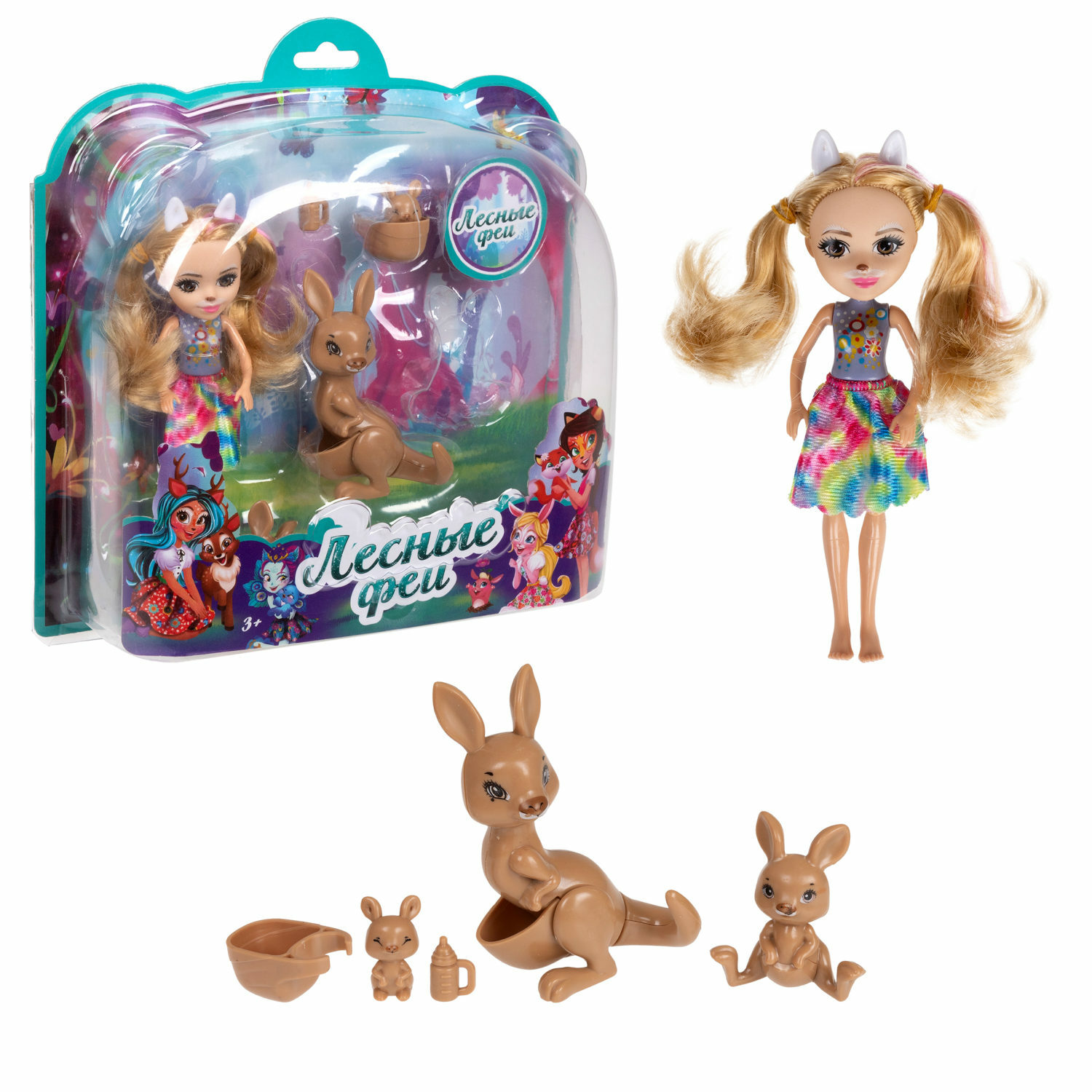Кукла мини 1TOY Лесные Феи Т24024 - фото 1
