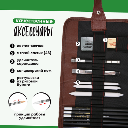 Карандаши чернографитные Anmuze 1 шт.