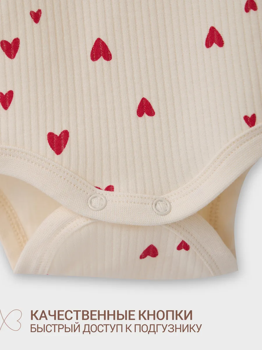 Комплект Mark Formelle (Марк Формэль) 89406-1/сердечки на молочном +красный - фото 6