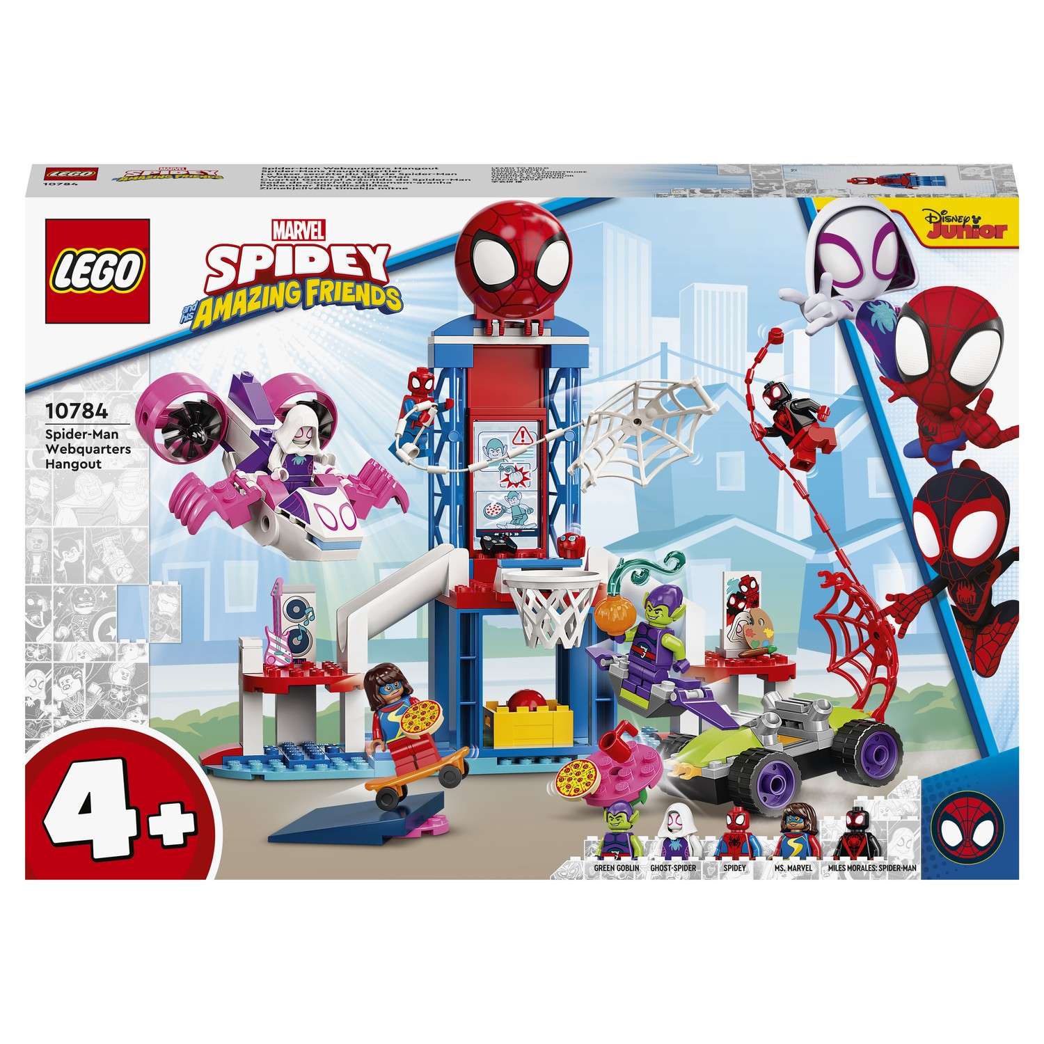 Конструктор LEGO Spidey Вечеринка в штабе блочный - фото 2