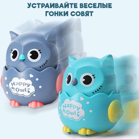 Игрушка TIPTOPOLIS каталка Совушки