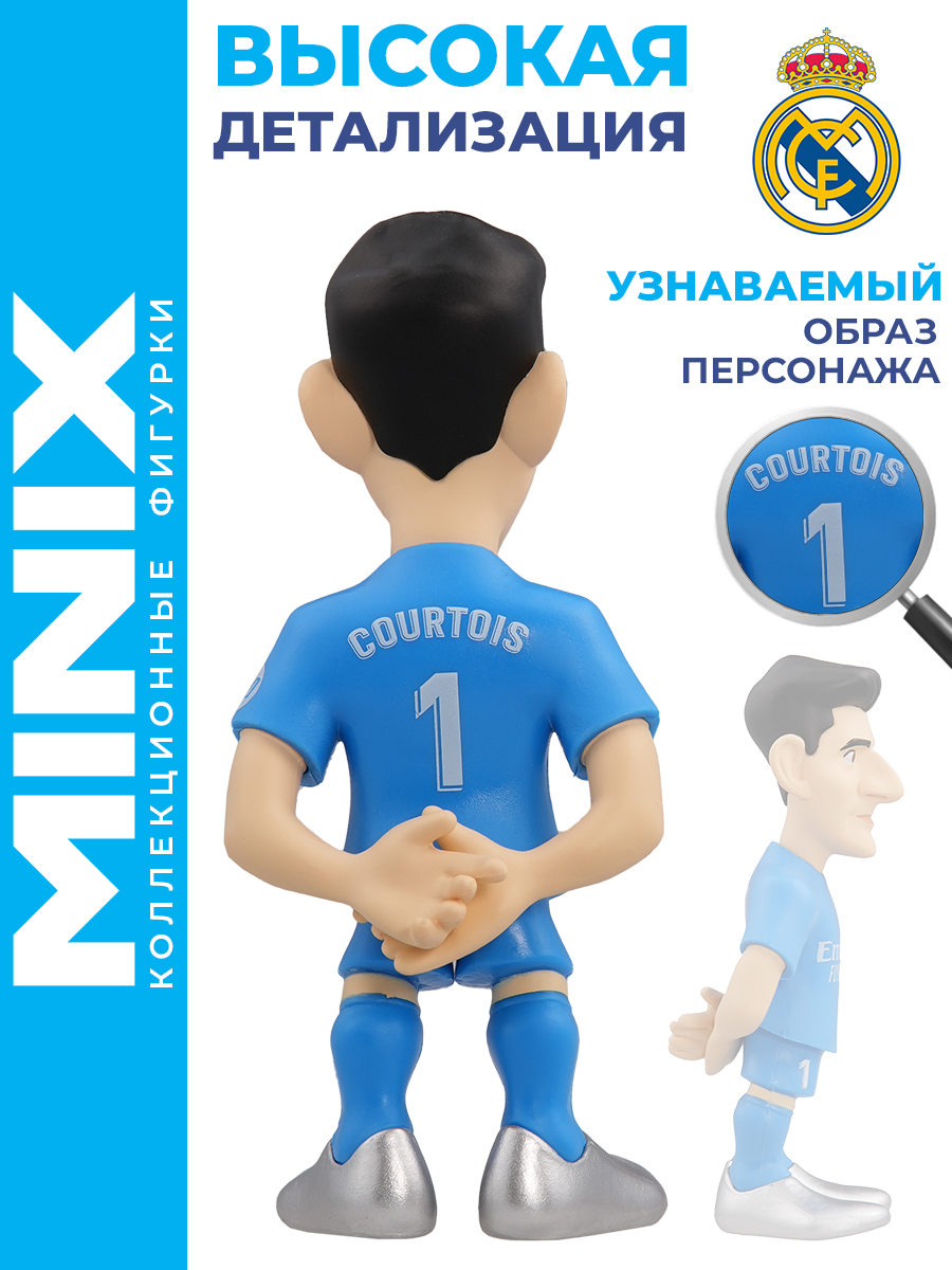Фигурка MINIX футболист Мадрид Тибо Куртуа - фото 5