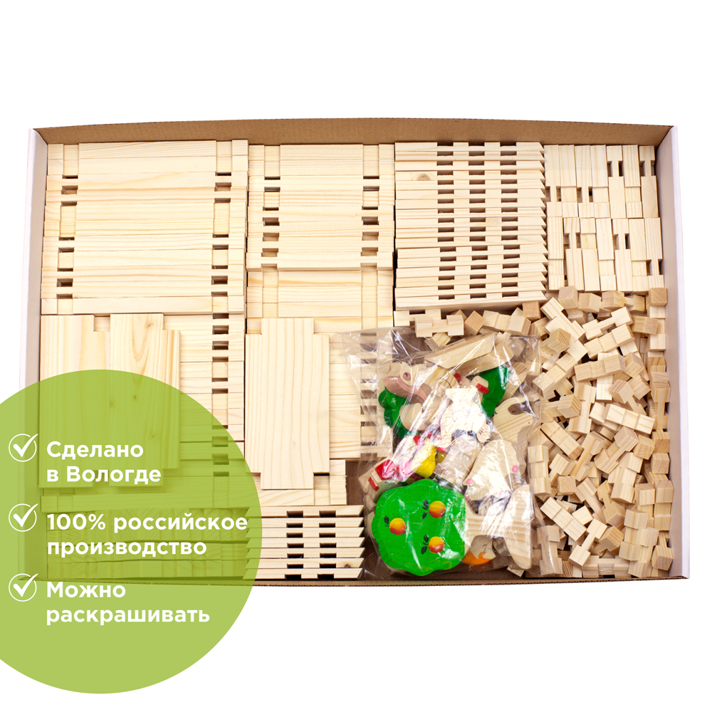 Конструктор ЛЕСОВИЧОК Солнечная ферма 340 дет. - фото 5