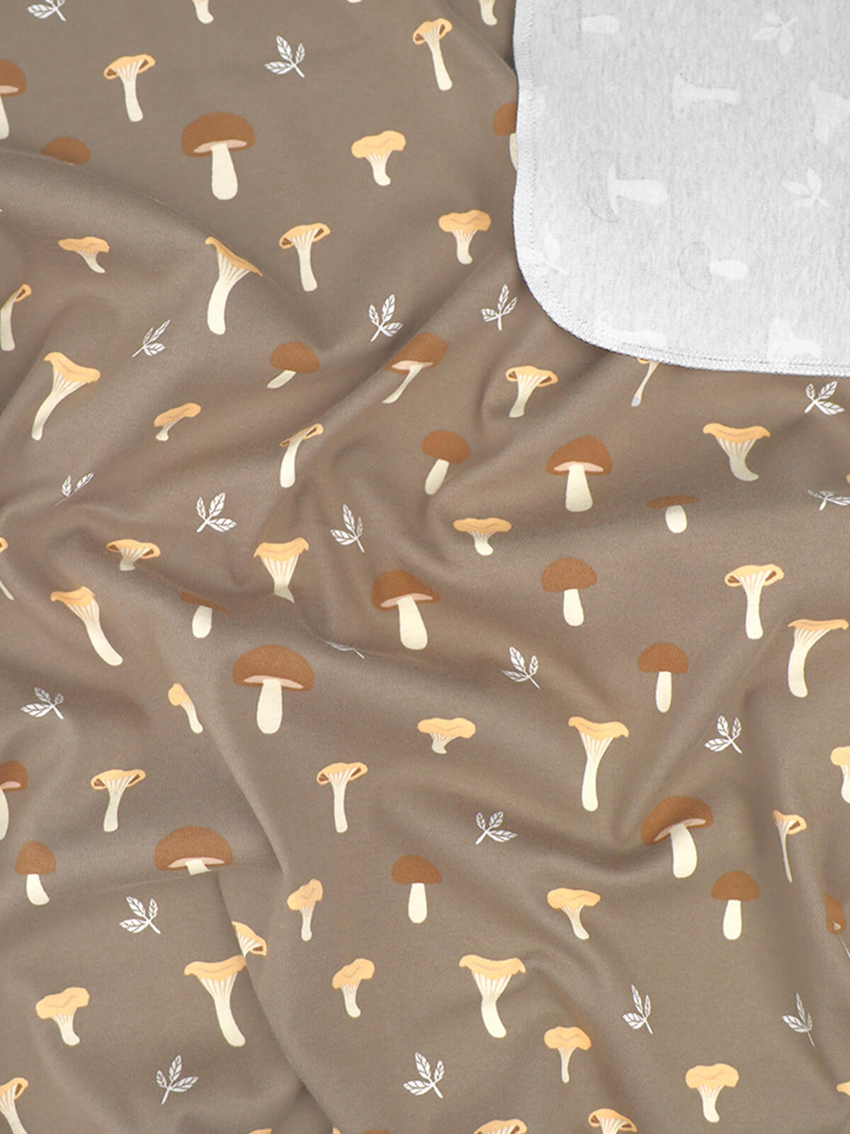 Пелёнка Mjolk Грибочки Hello Mommy трикотаж 80х80 см 2 шт. - фото 6