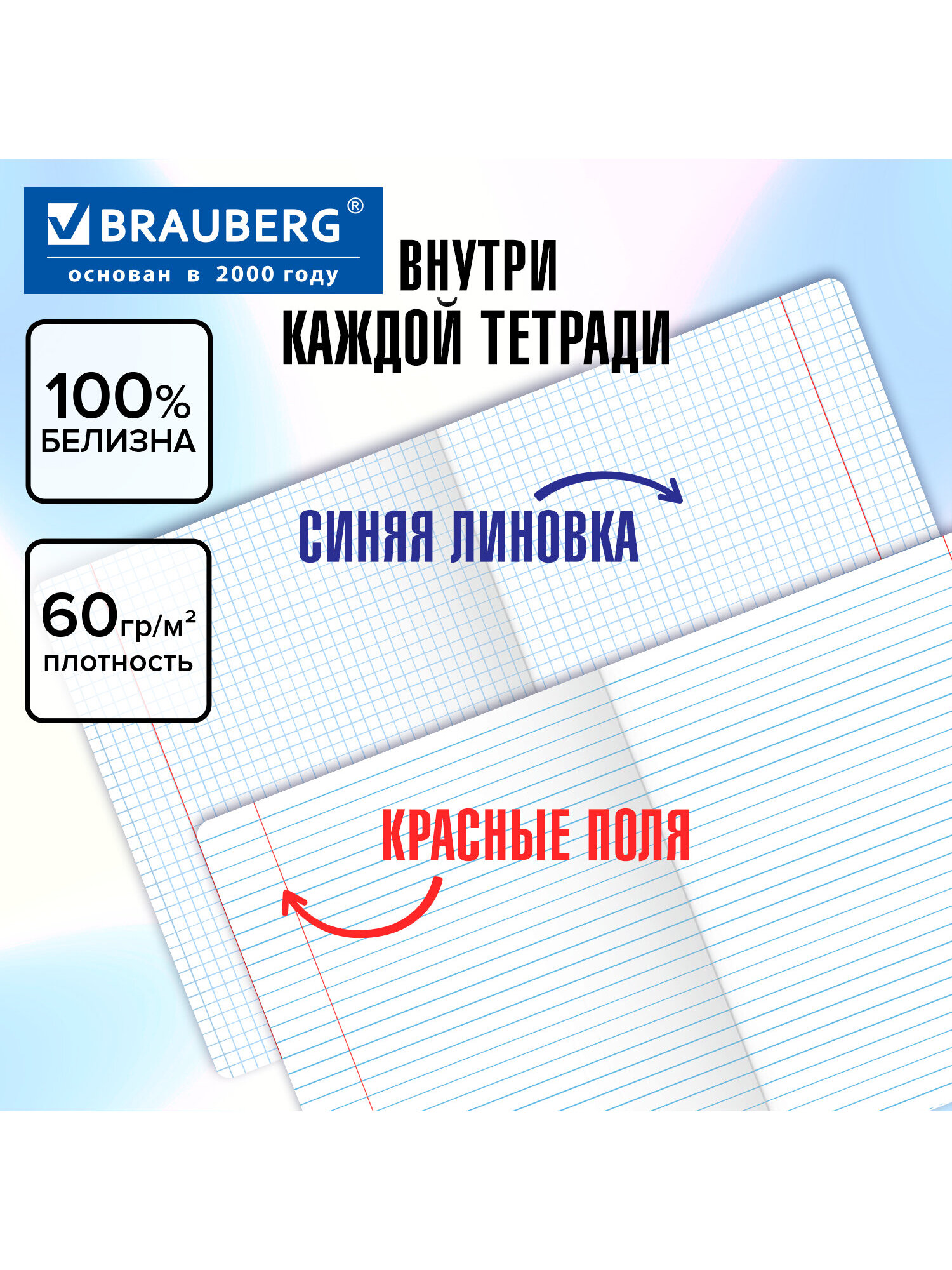 Тетрадь Brauberg 48 лист. 12 шт. - фото 4