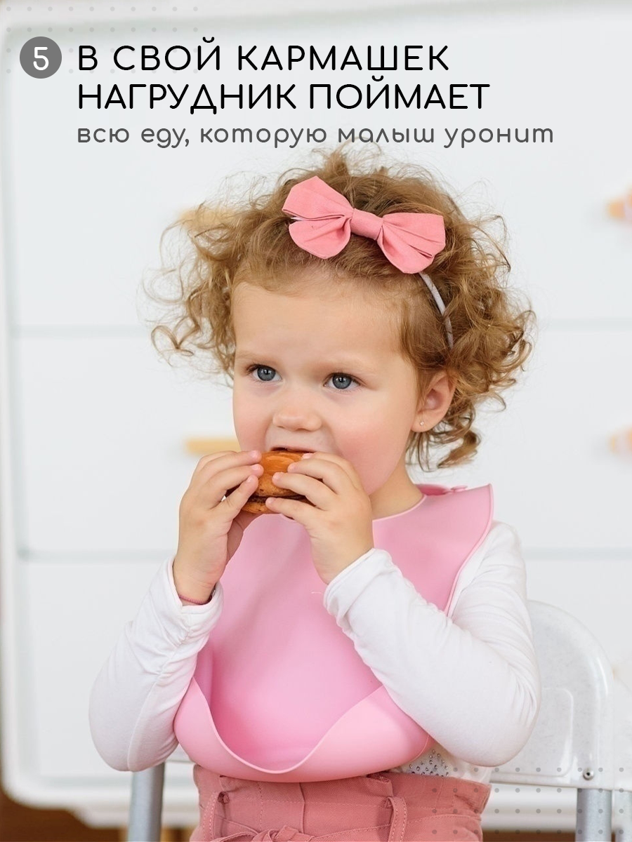 Нагрудник Miyoumi силикон - фото 6