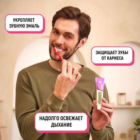 Зубная паста LION с фтором