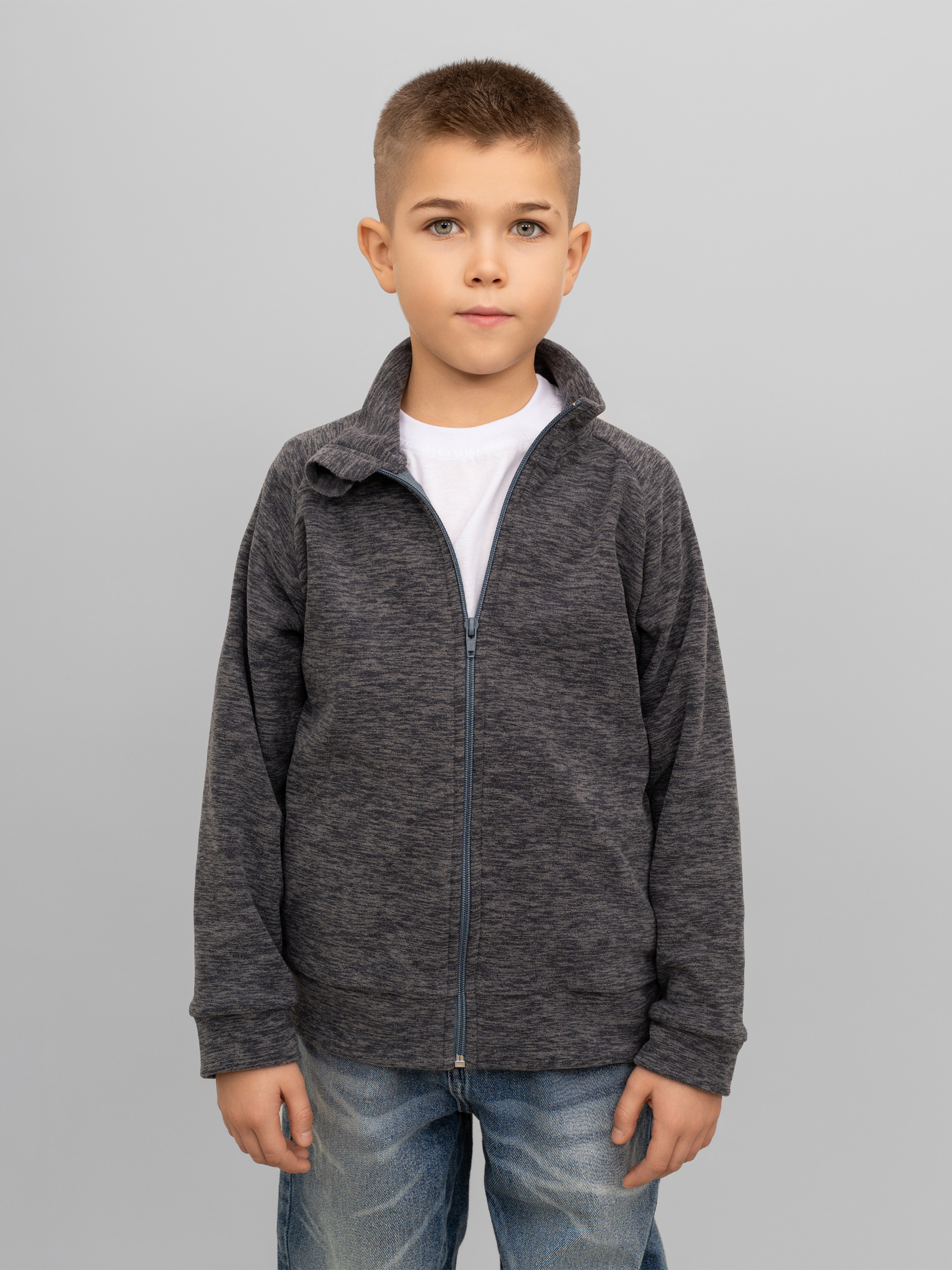 Толстовка ULTRA 689/1кт-Ул т.серый - фото 1