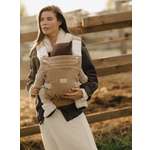 Переноска для новорожденных Timikbaby эргорюкзак бежевый плюш