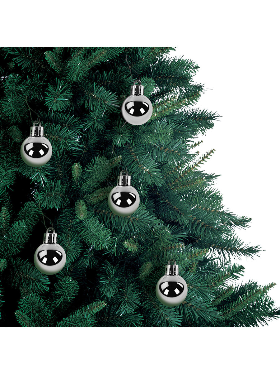 Елочные игрушки шары Золотая сказка маленькие шарики на новогоднюю елку набор 32 штуки - фото 5