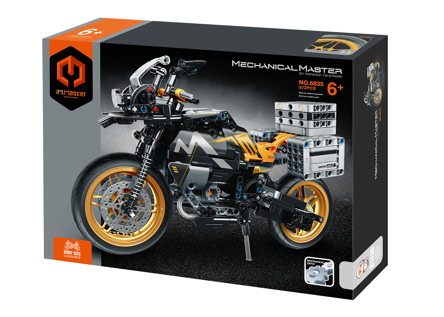 Конструктор Im.Master Мотоцикл 572 дет. - фото 3