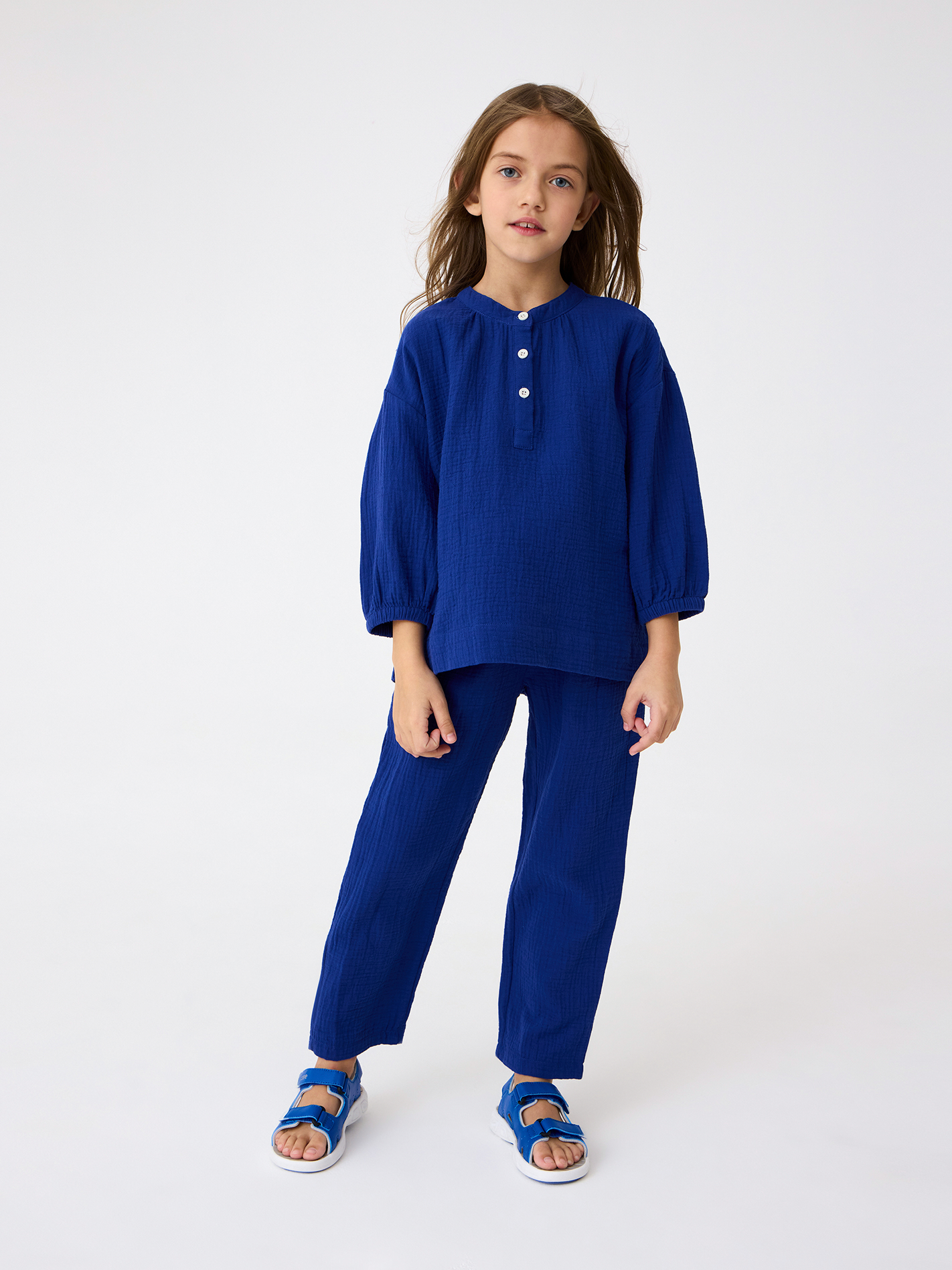 Муслиновые брюки Lassie 7200083A-6930 - фото 2