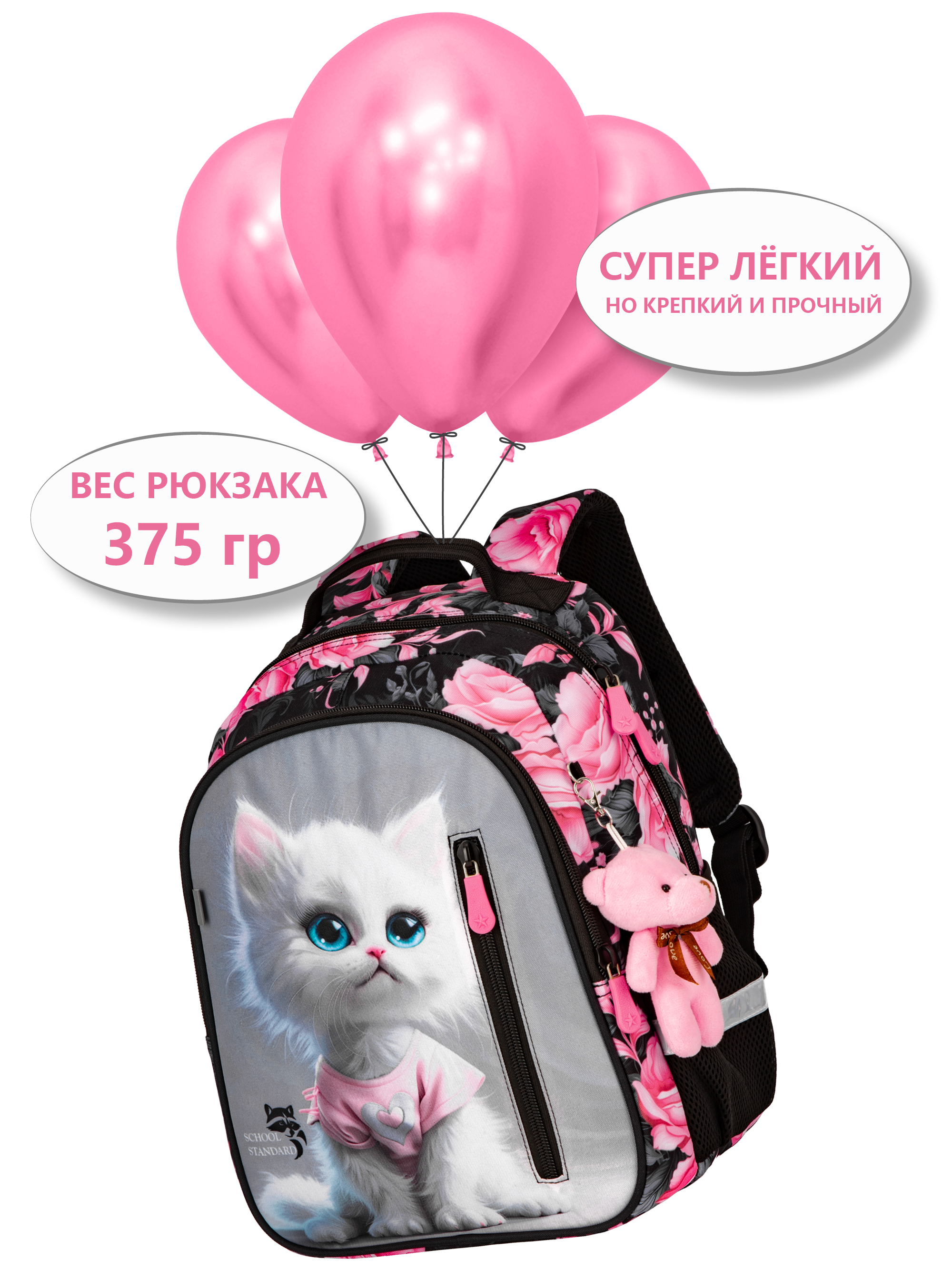 Рюкзак School Standard первокласснику набор 4 в 1 - фото 9