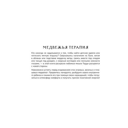 Книга Эксмо Мой милый мишка Тедди. Раскрашиваем 100+ рисунков любимой игрушки детства