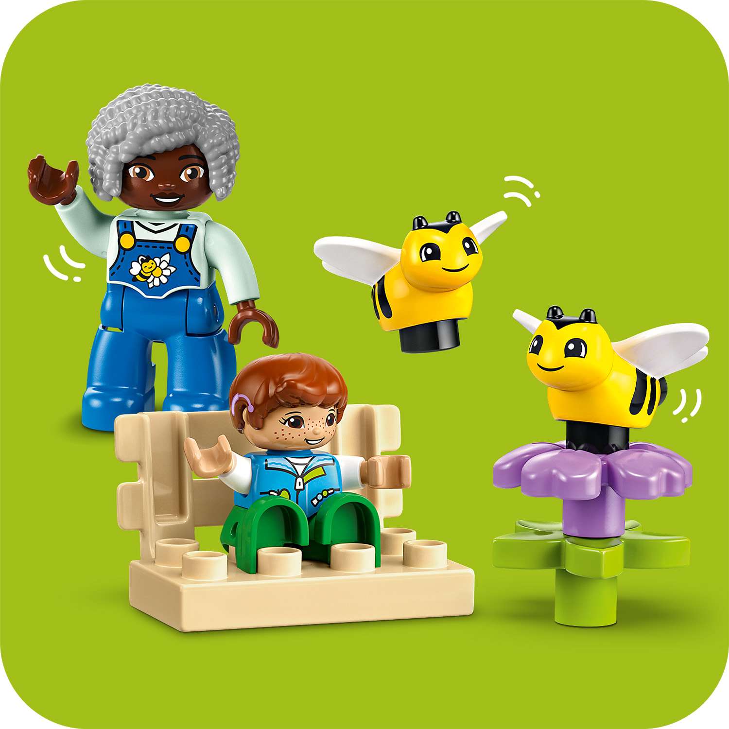 Конструктор LEGO DUPLO Уход за пчелами и ульями 22 дет. - фото 7