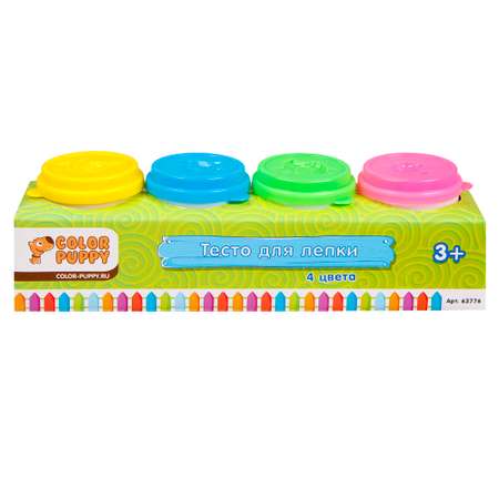 Тесто-пластилин Color Puppy 4 цв.