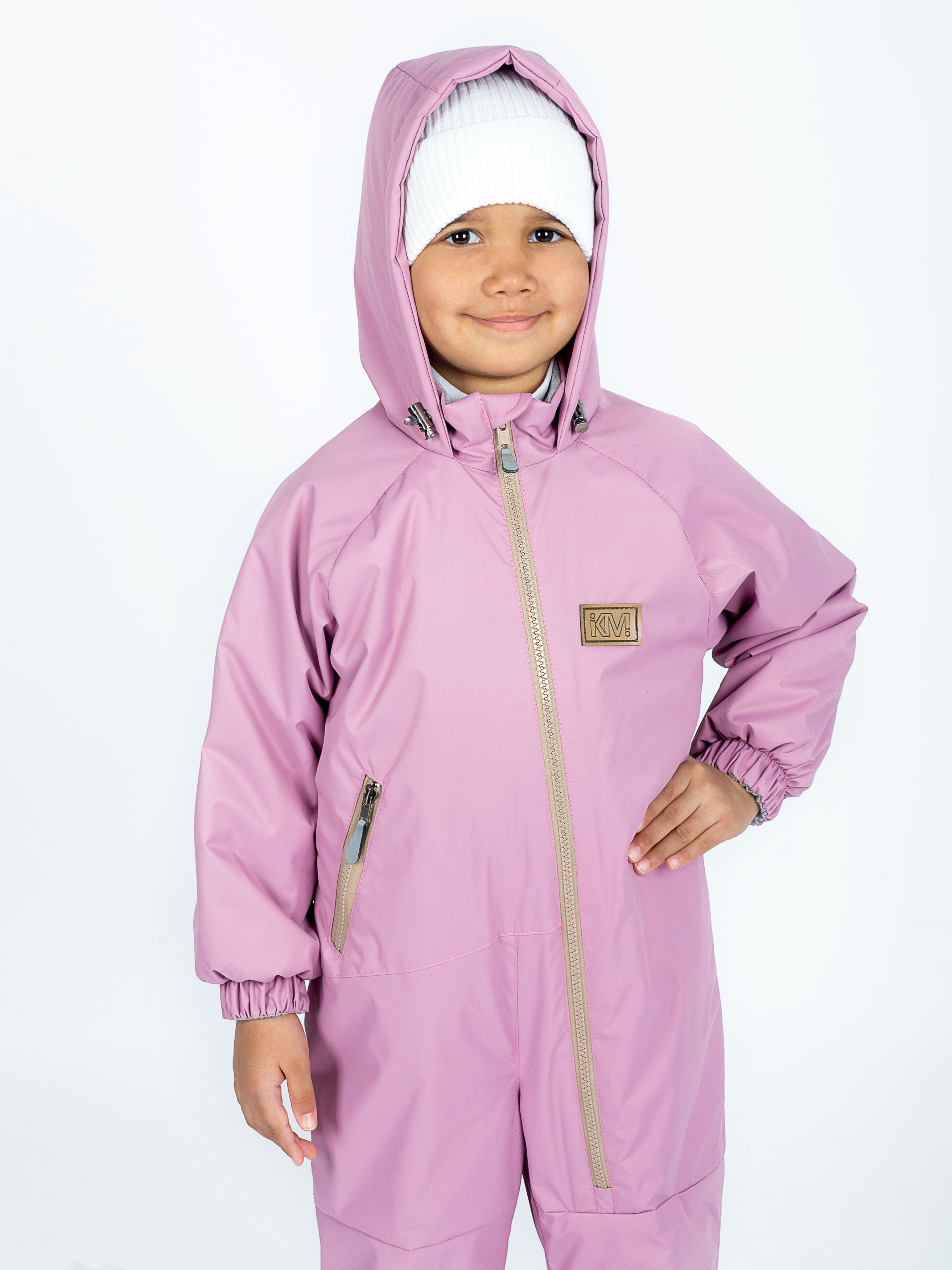 Комбинезон KiMMi co К-150830-042 щербет - фото 9