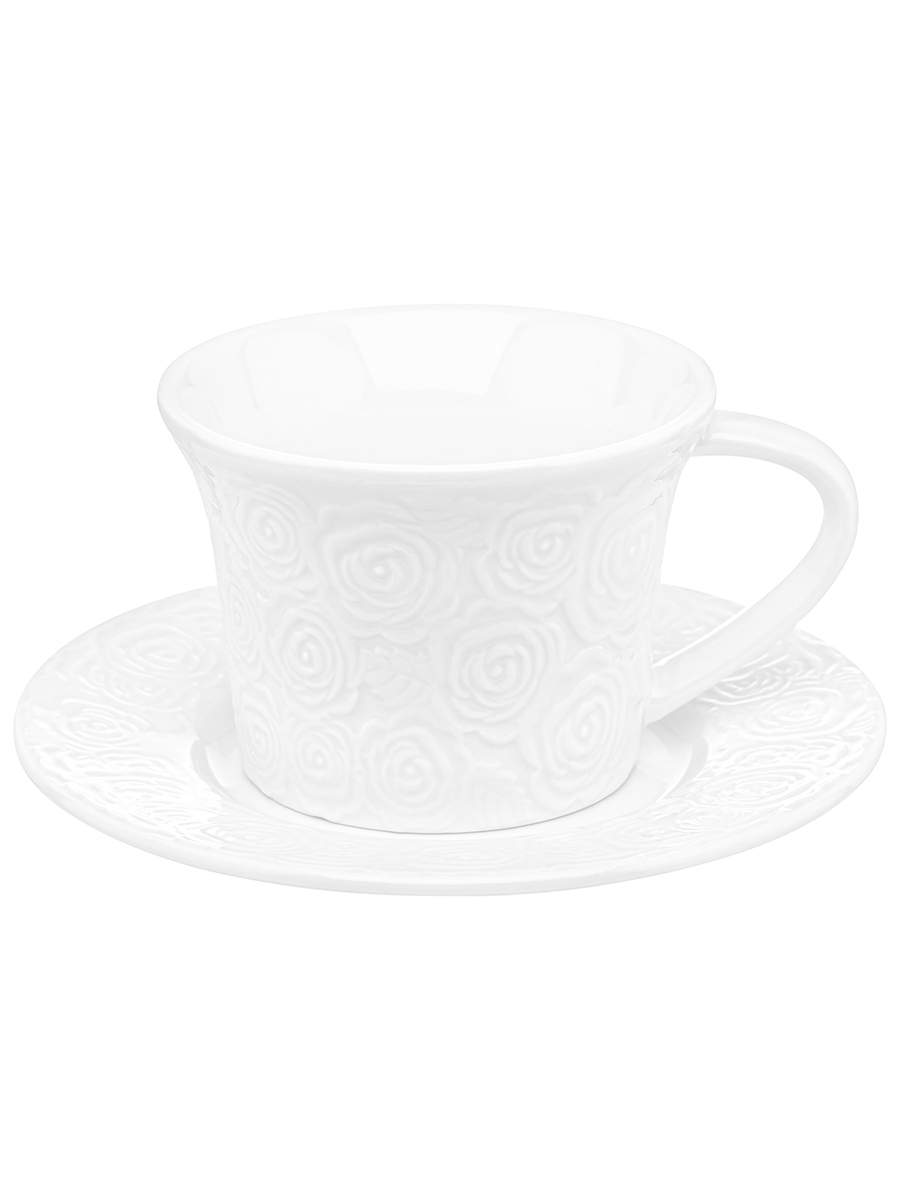 Чайная пара Elan Gallery 2 предмета 220 мл Розы - фото 4