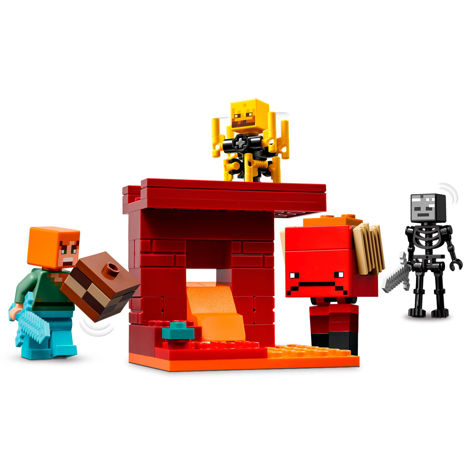 Конструктор LEGO Minecraft Битва в лаве Невер 99 дет. - фото 7