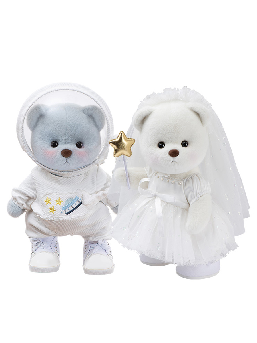 Мягкая игрушка TeddyTales Медведь Жених Астронавт M - фото 8