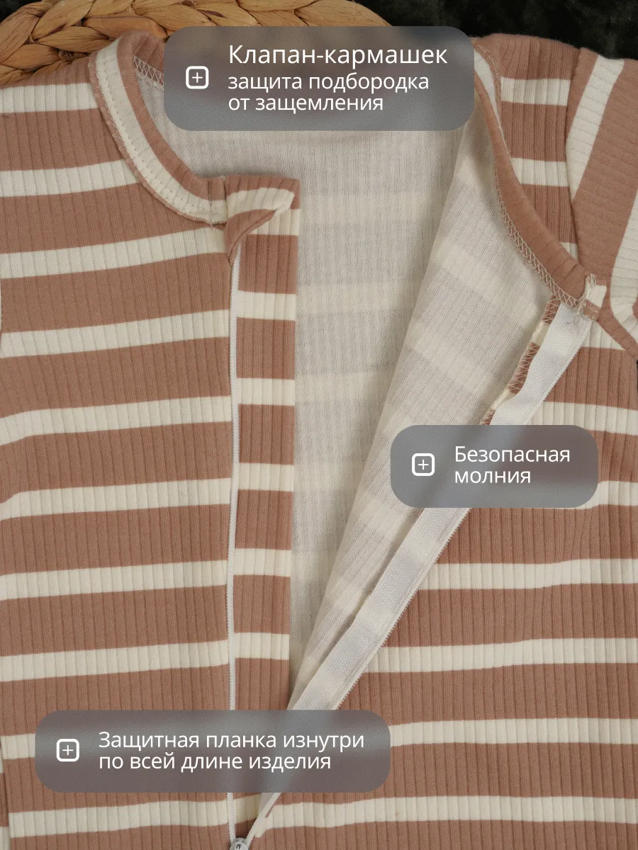 Комбинезон 3 шт Супер Пупс нбр/3пр/кмбнмол/таупкапибары - фото 7