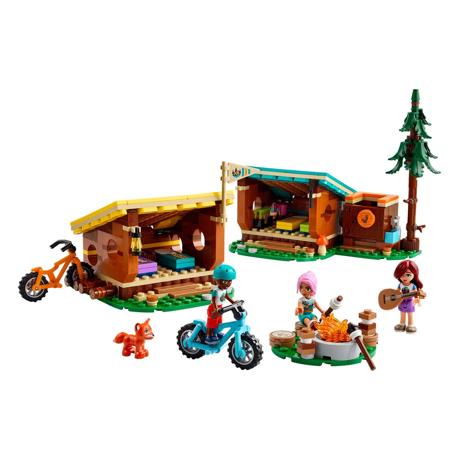 Конструктор LEGO Friends Домики в летнем лагере блочный - фото 6