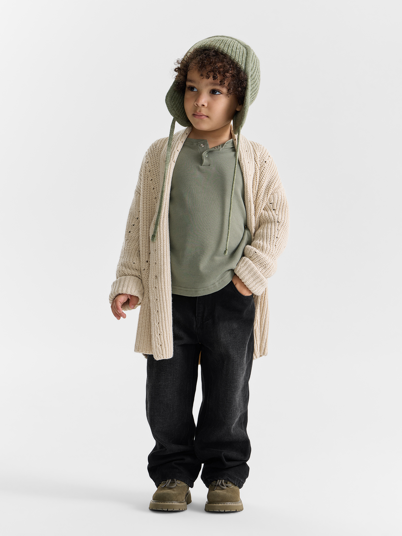 Кардиган Happy Baby 88344-1_milky - фото 6