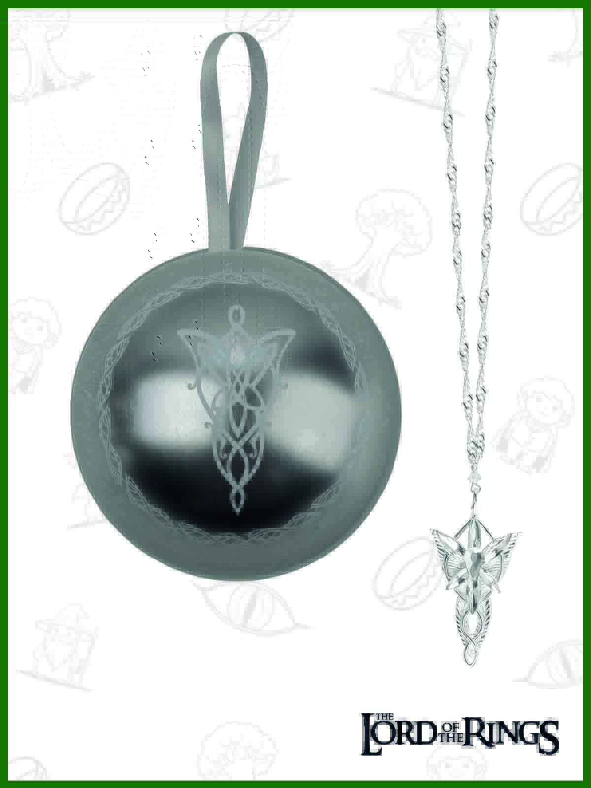 Елочная игрушка The Lord of the Rings Свет Вечерней Звезды металлический шар с подвеской - фото 6