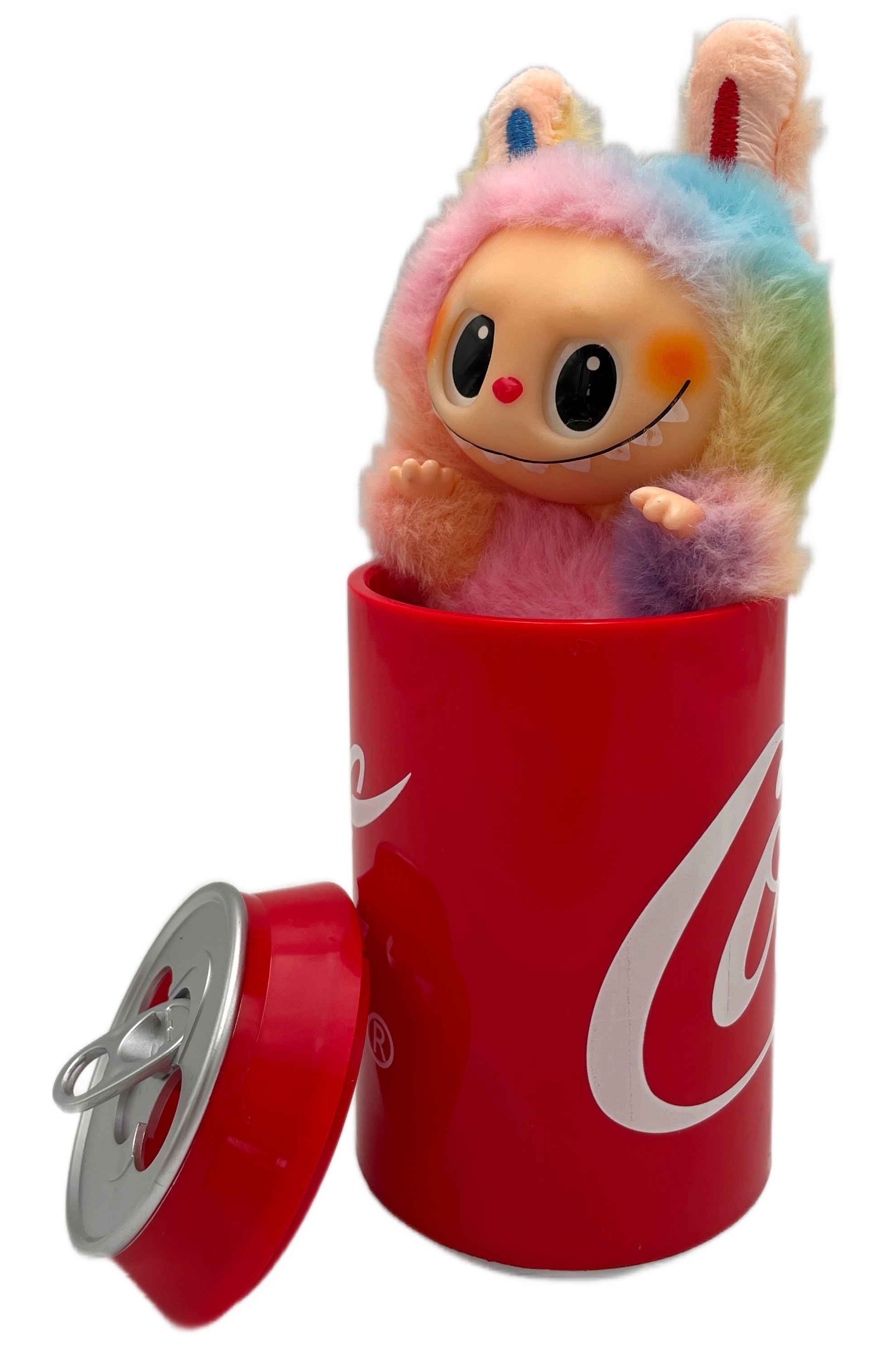 Мягкая игрушка Smart Лабубу Labubu в банке Cola 15 см - фото 19