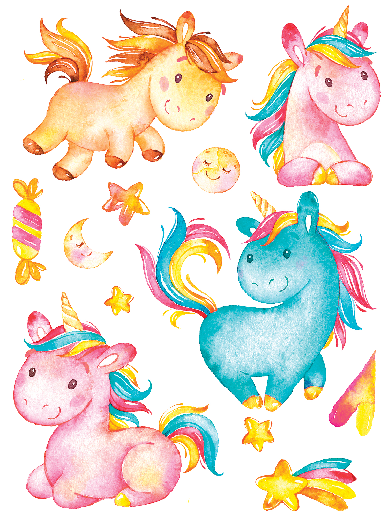 Декоративные наклейки Дрофа-Медиа Единорожки 4215 - фото 8