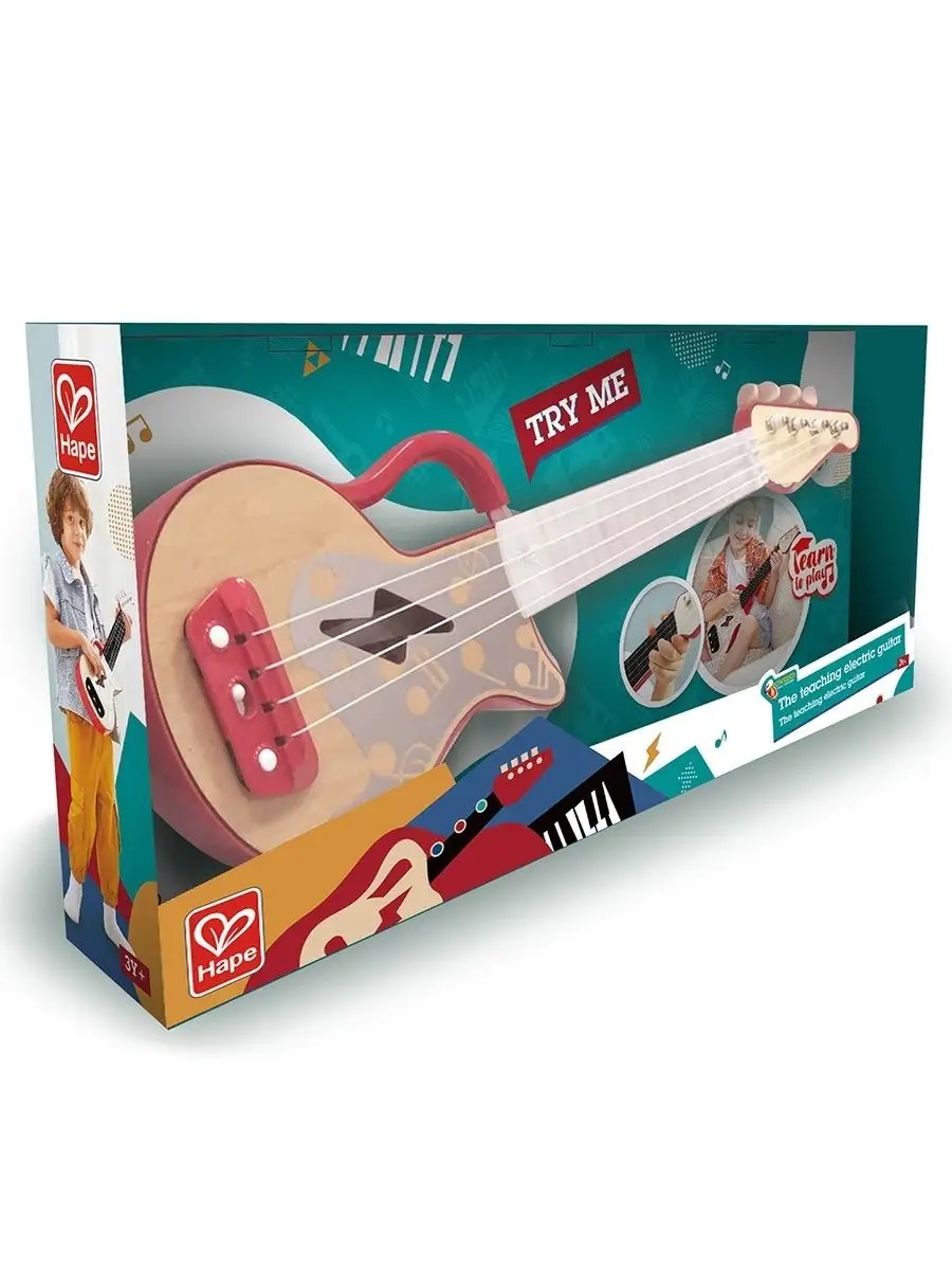 Игрушка музыкальная Hape Гавайская гитара гитара - фото 19