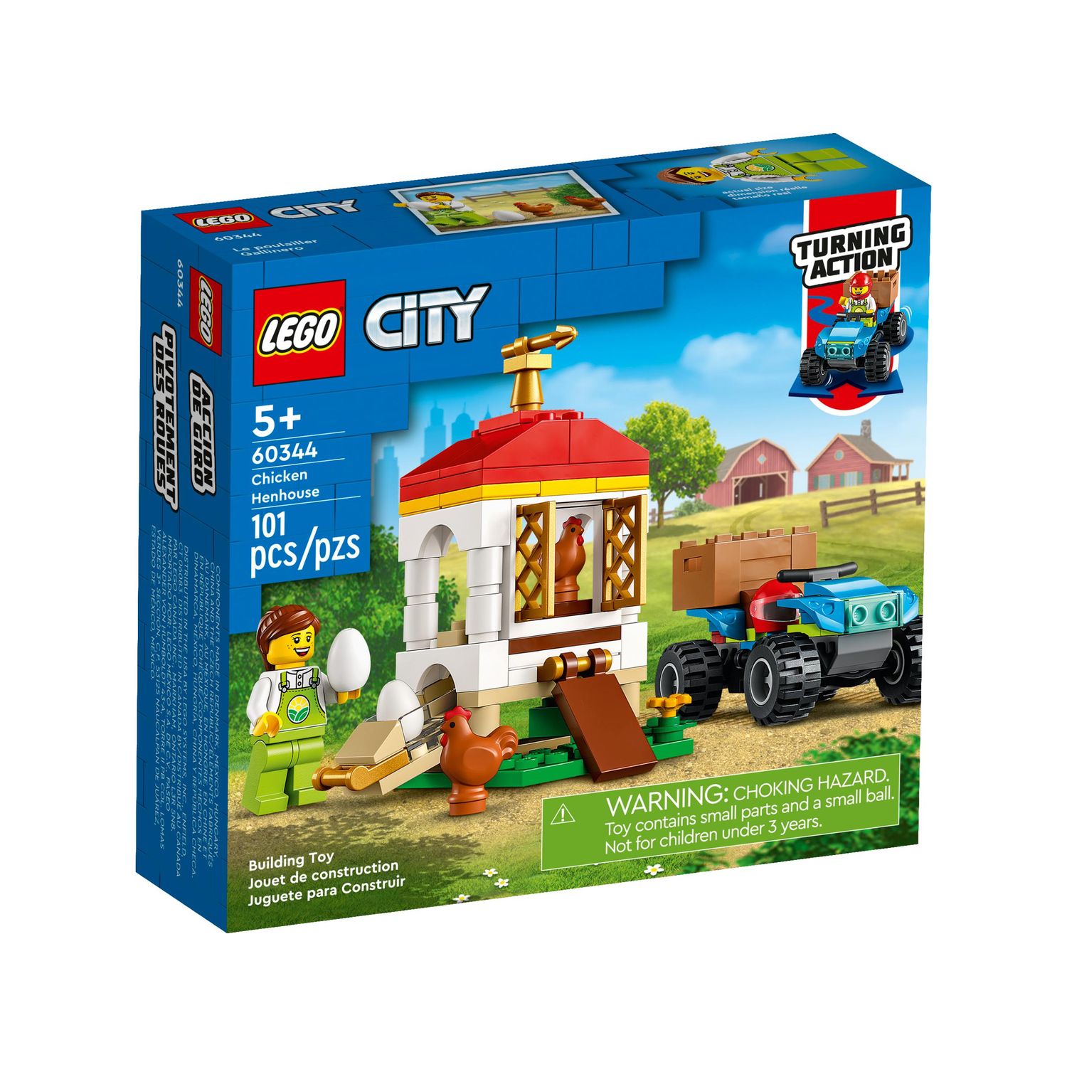 Конструктор LEGO City Chicken Henhouse 101 дет. - фото 1