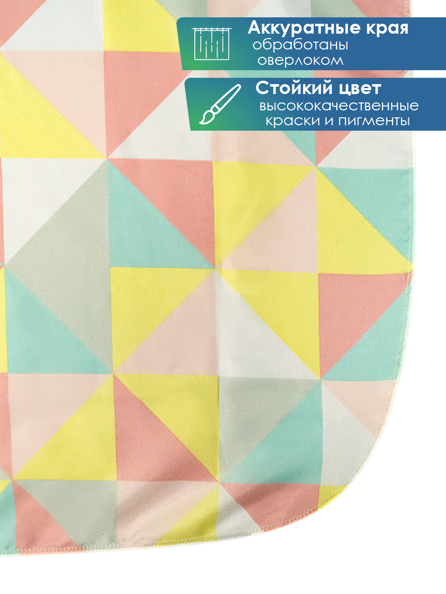 Штора для ванной комнаты и душа VILINA текстильная водоотталкивающая 180х180 см полиэстер - фото 5