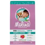 Корм для щенков средних и крупных пород Molina сухой с индейкой и телятиной 2кг