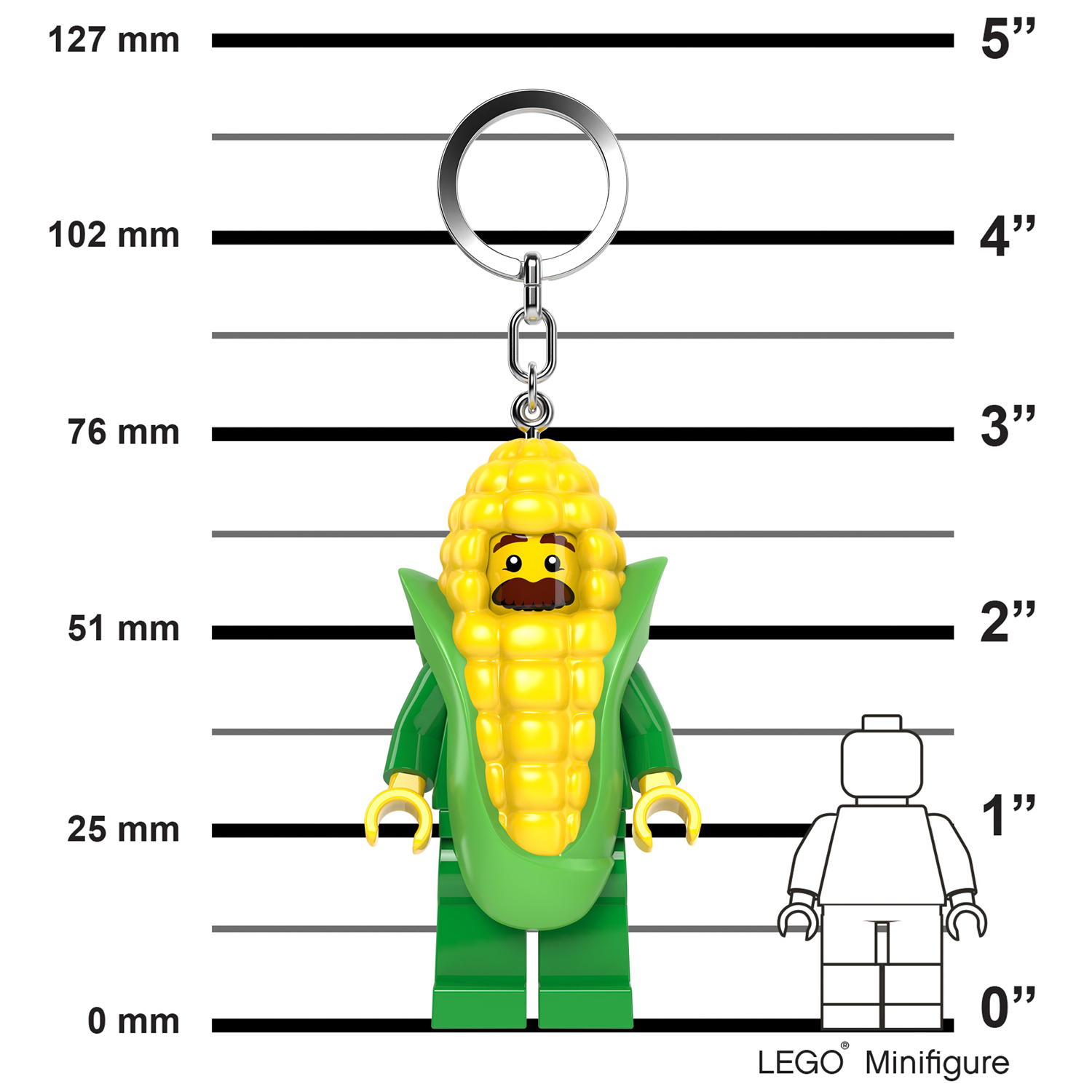 Брелок LEGO Minifigures - Человек-кукуруза 1 шт. - фото 3