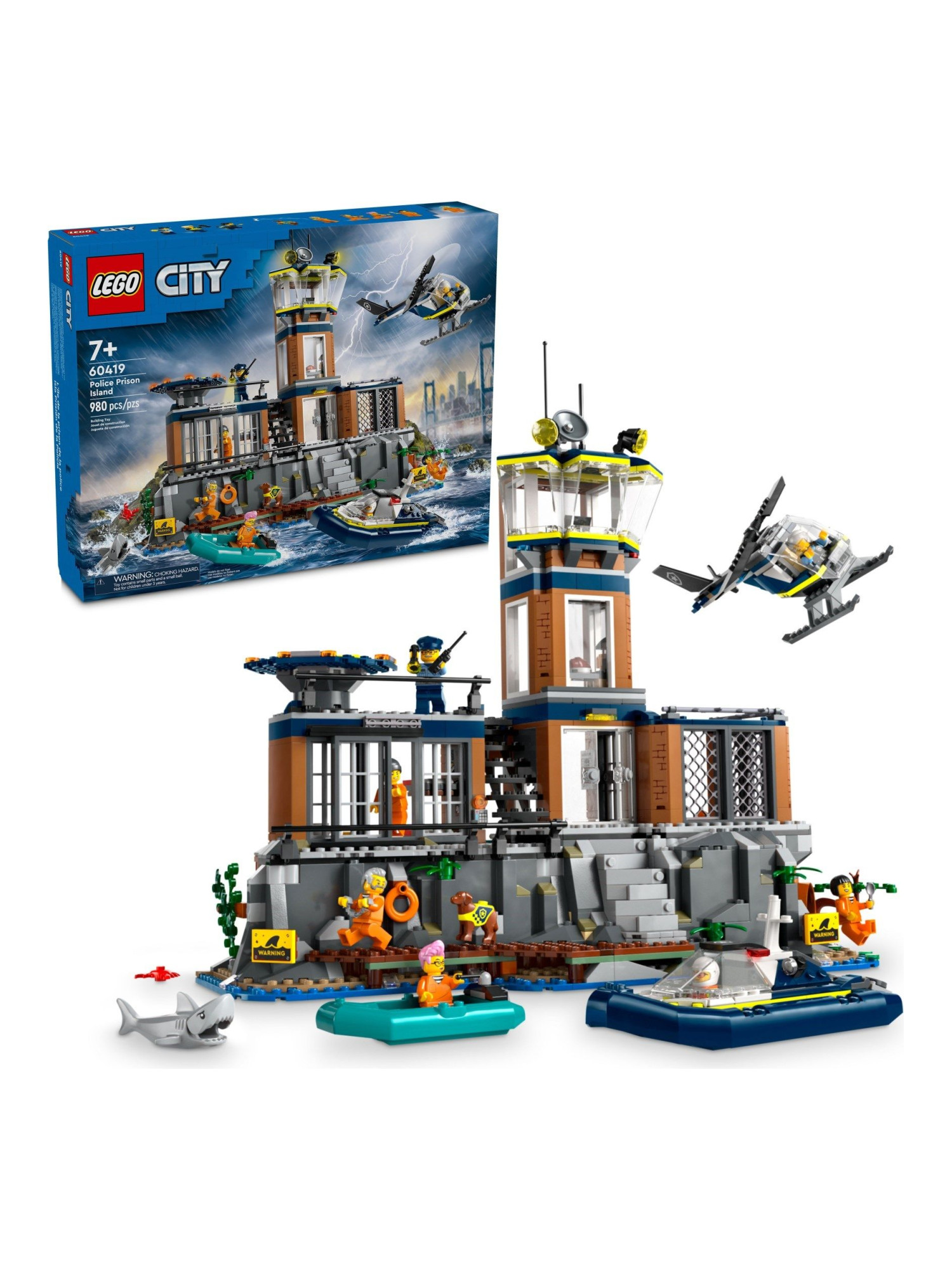 Конструктор LEGO City Полицейская тюрьма 980 дет. - фото 11