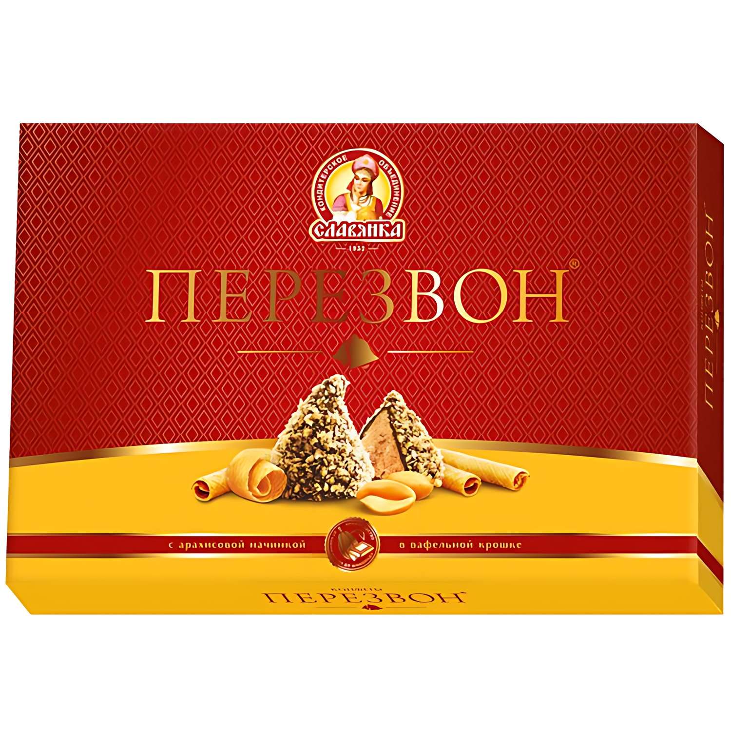 Конфеты Крупская Перезвон в вафельной крошке 220г - фото 1