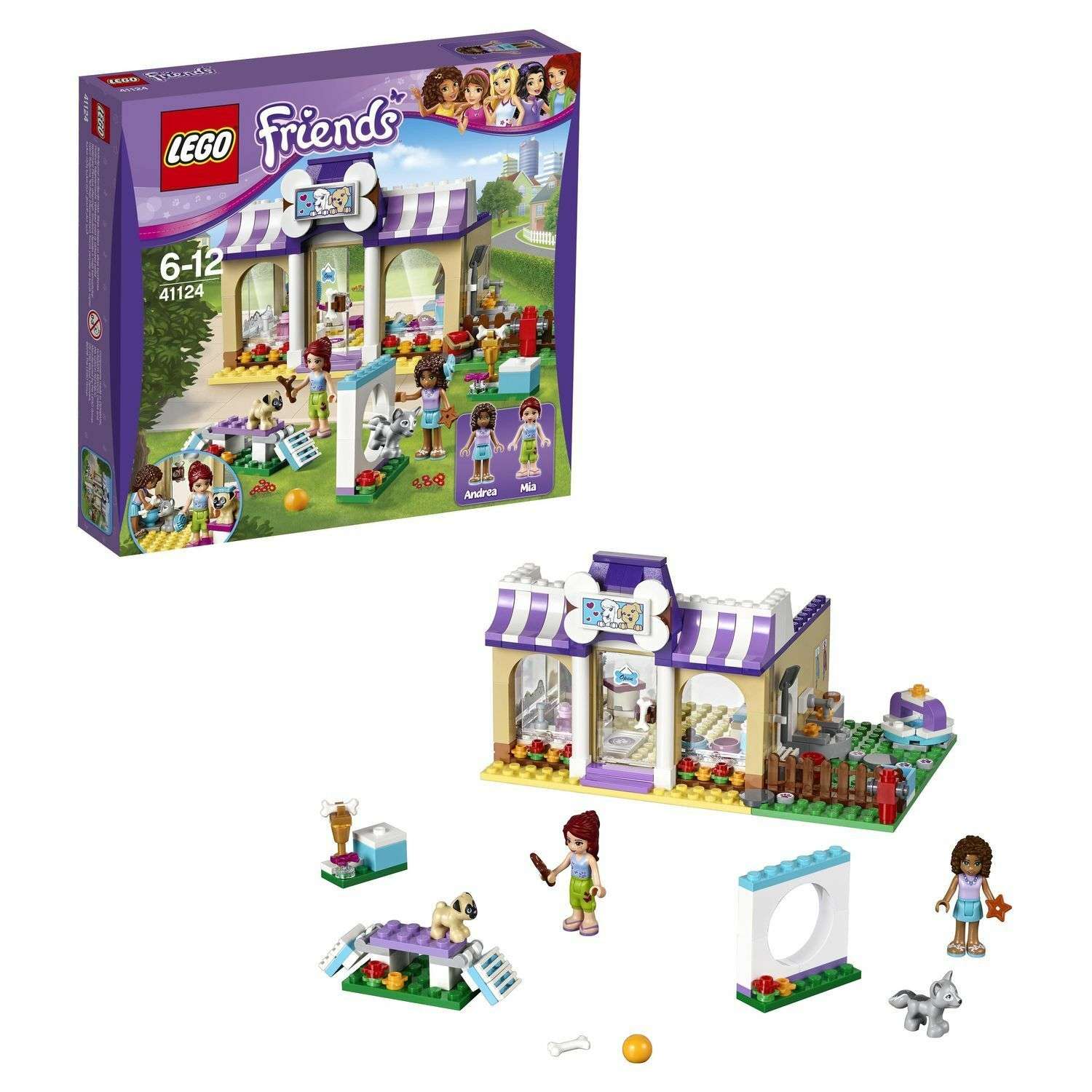 Конструктор LEGO Friends Детский сад для щенков блочный - фото 1