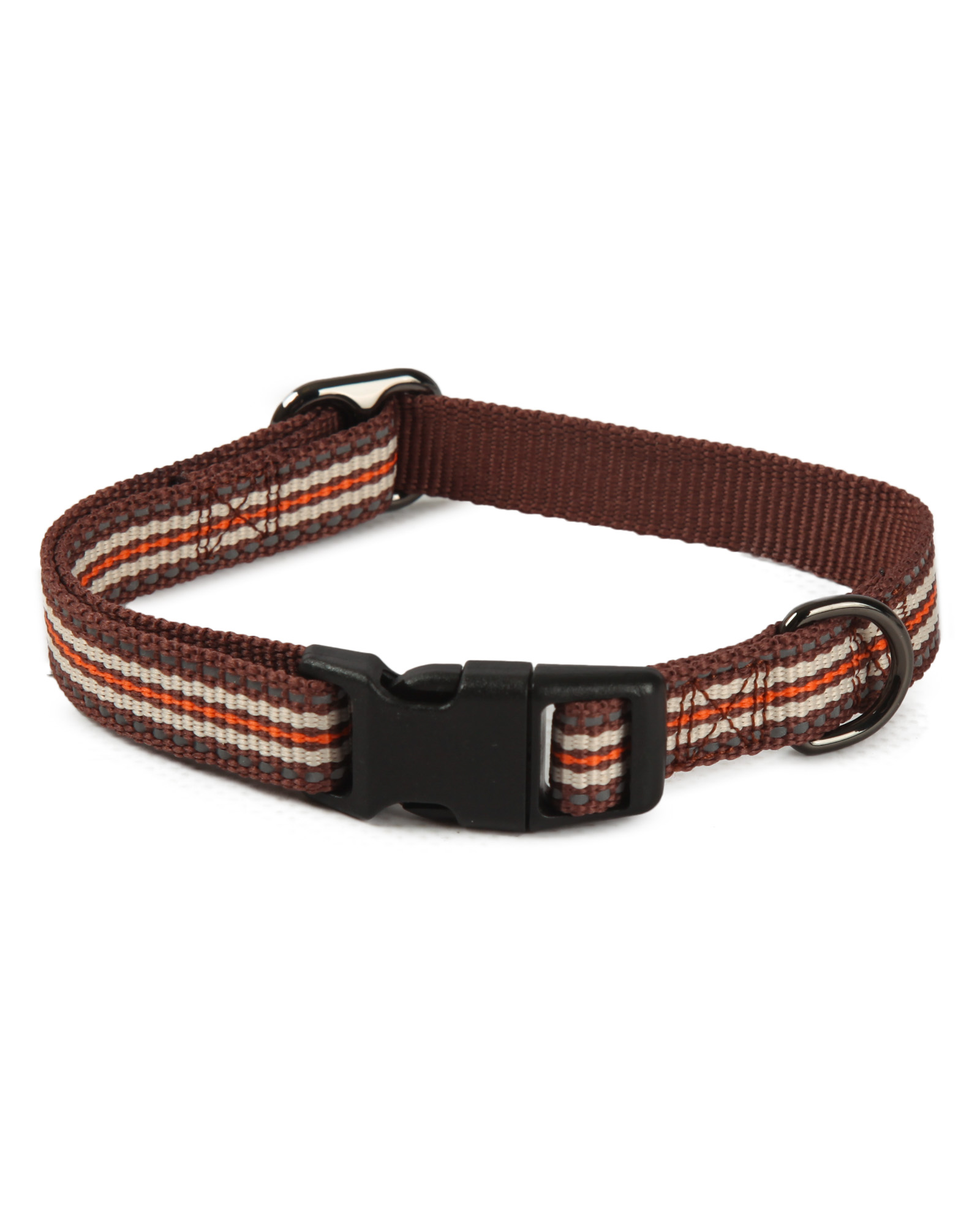 Изображение товара Ошейник для собак Barbaks Коричневая полоса S 1.5*27-40см