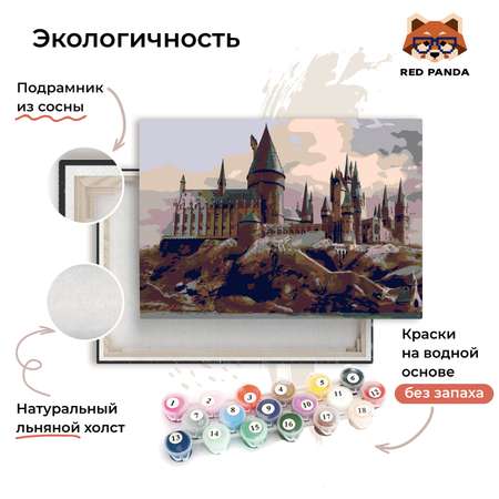 Картина по номерам Red Panda